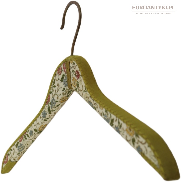 Stylowy wieszak do garderoby butikowy vintage – tkanina gobelinowa